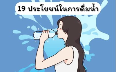 19 ประโยชน์ในการดื่มน้ำ